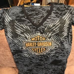 Harley Davidson short sleeved shirt size Large